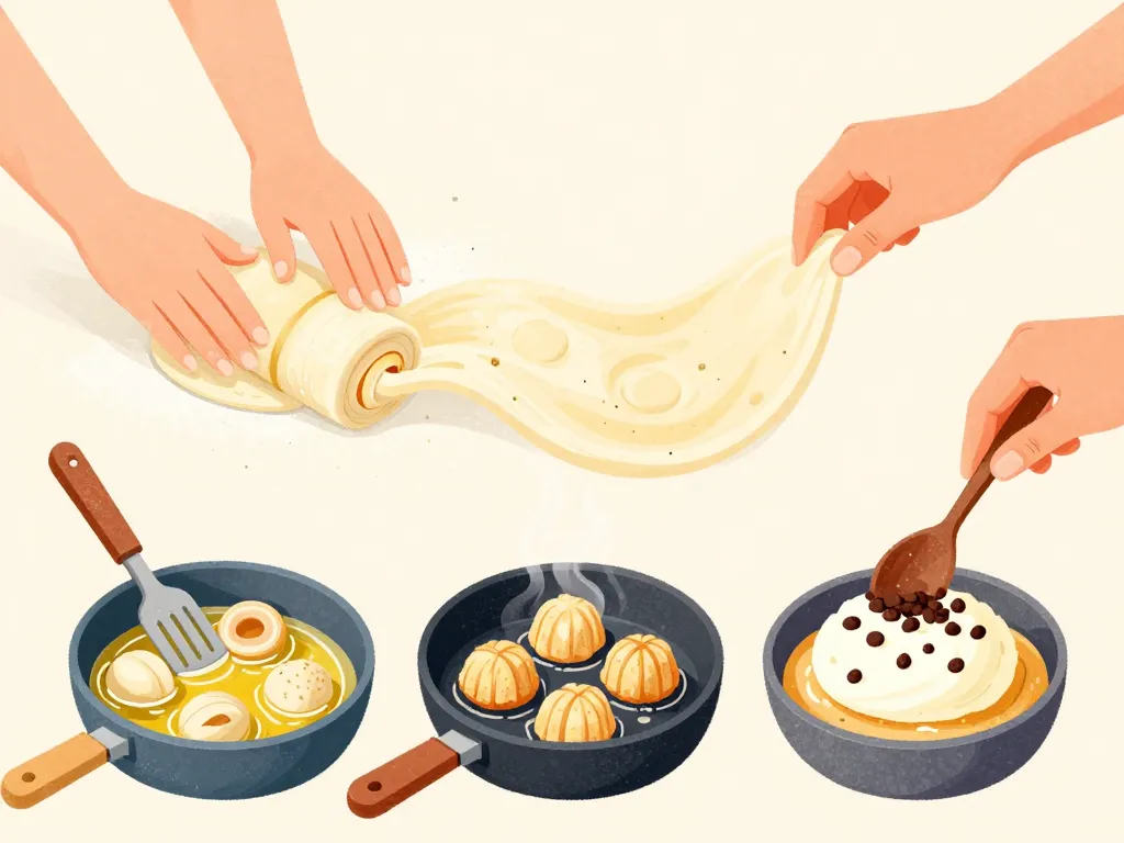 Étapes canelotto préparation cuisson garniture ricotta