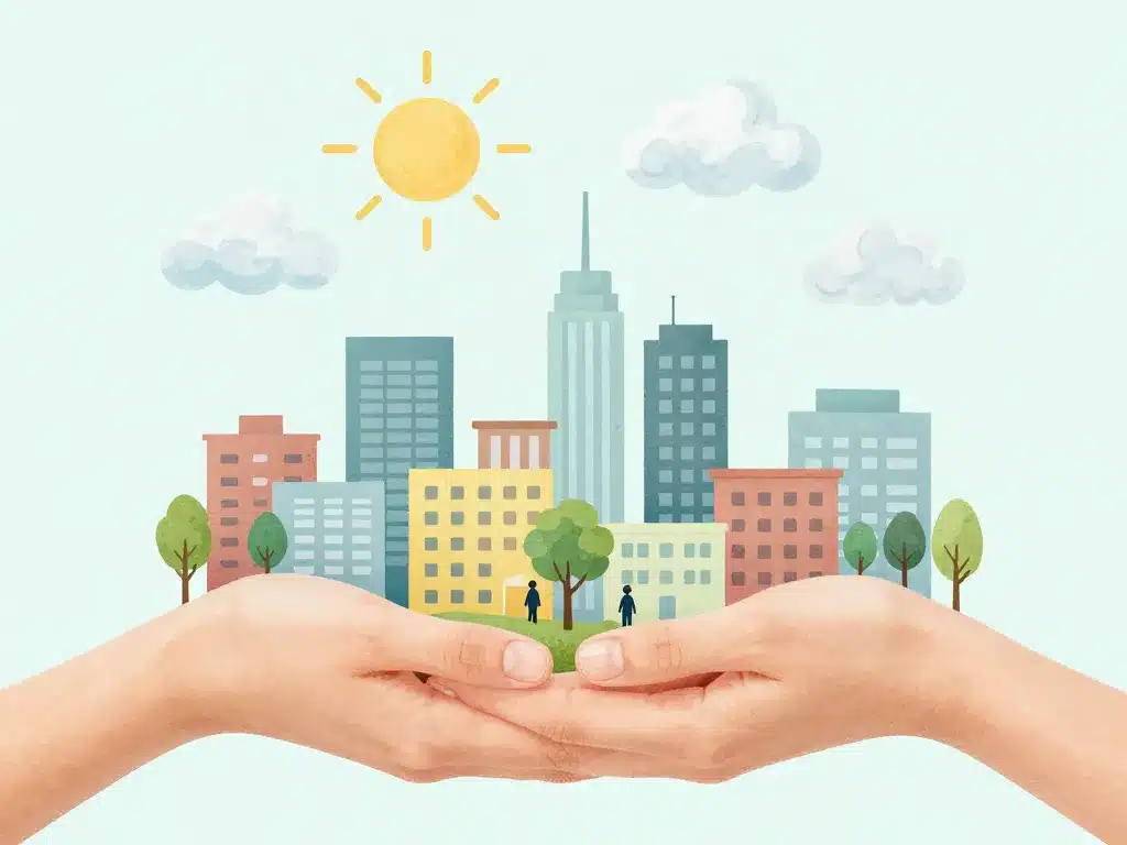 Ville ideale scene metaphorique criteres durables et inclusion