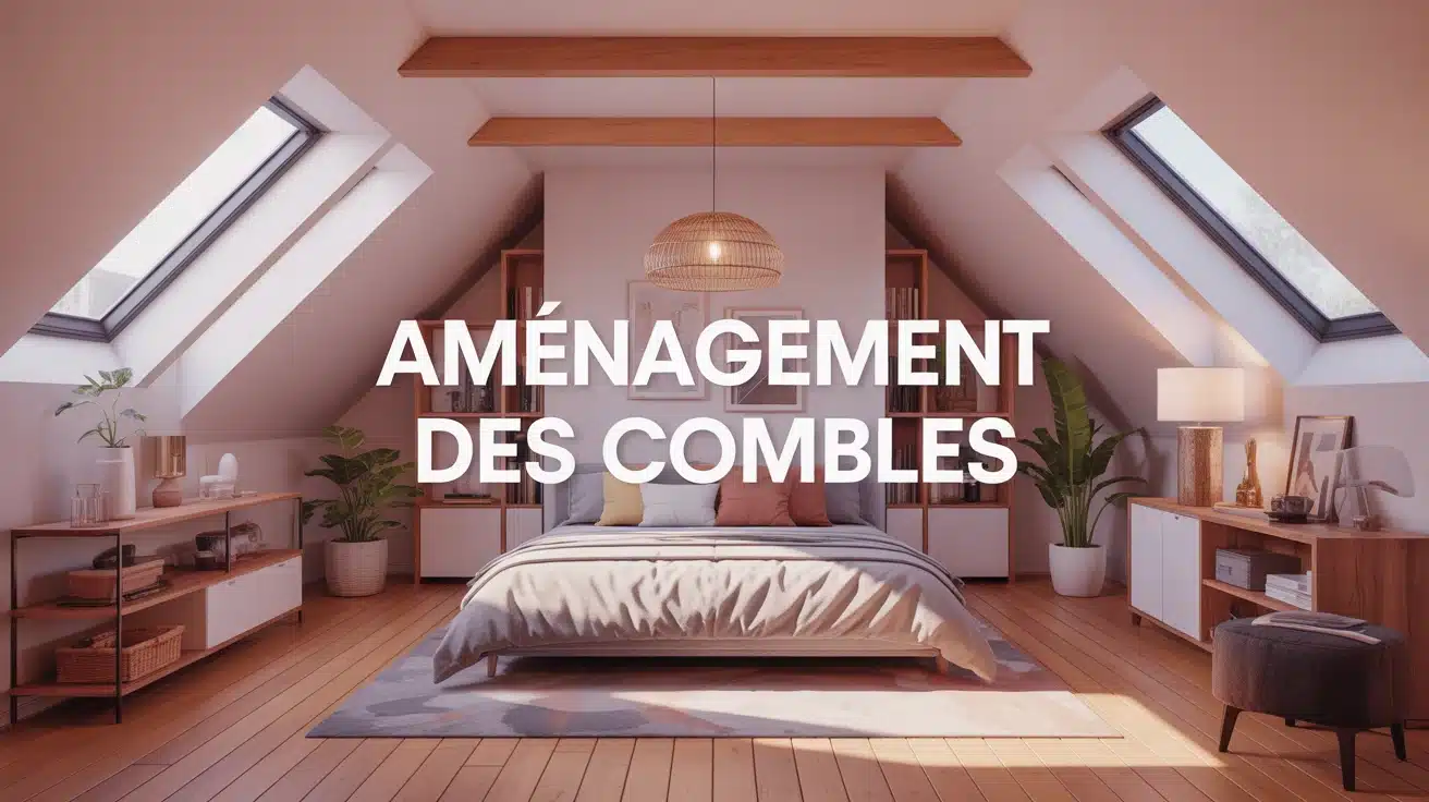 grenier en cours d aménagement des combles moderne et lumineux