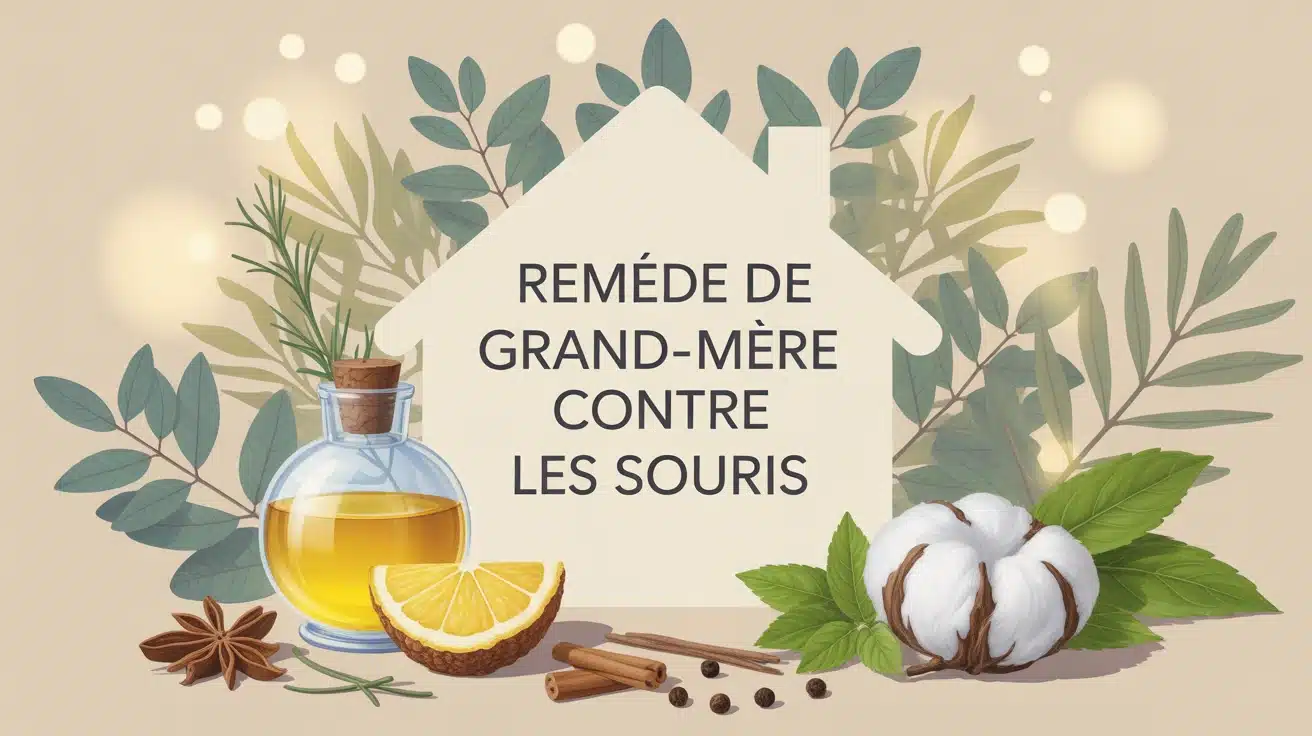 illustration remède de grand-mère contre les souris maison naturelle