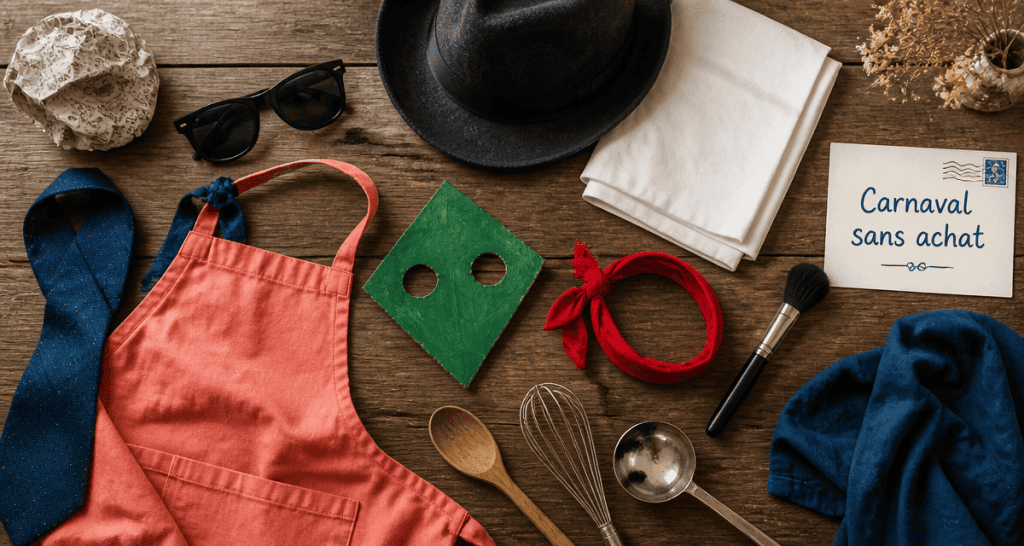 déguisement simple sans achat avec objets du quotidien