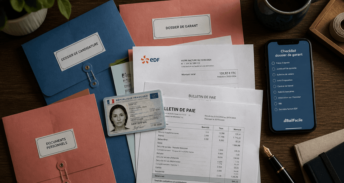 dossier pour location garant pièces administratives