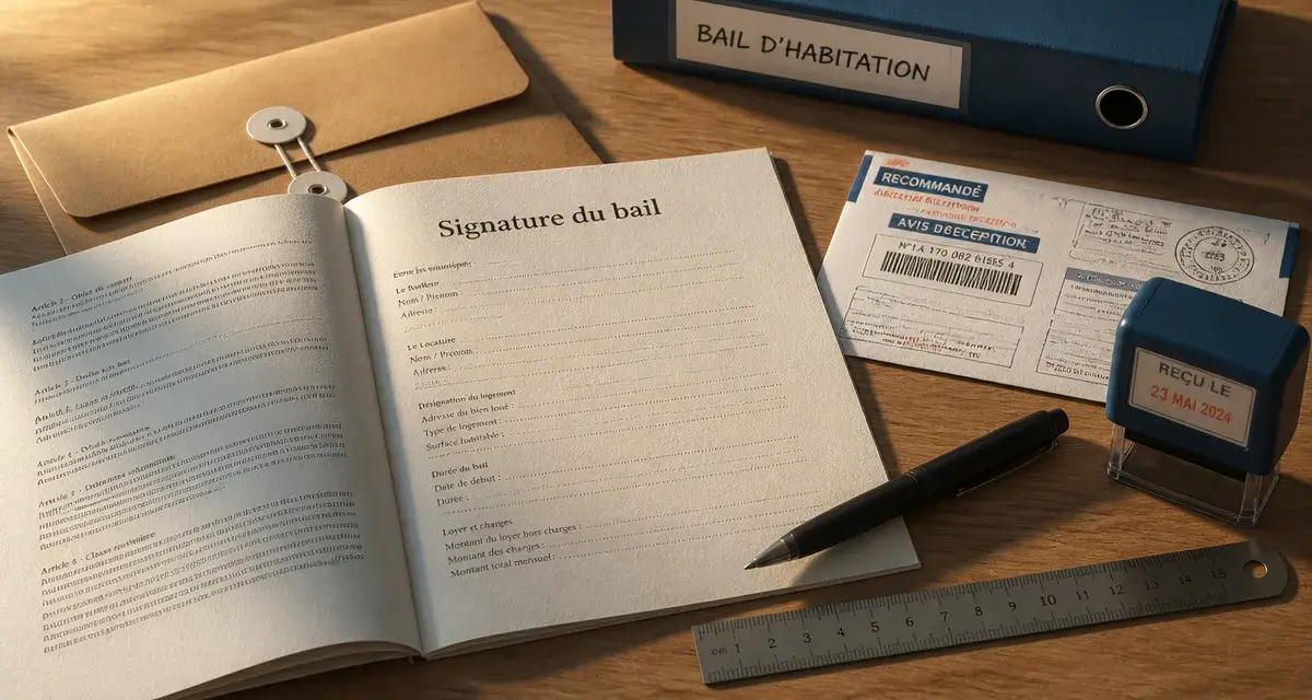 Délai de rétractation bail après signature : lettre recommandée et accusé de réception