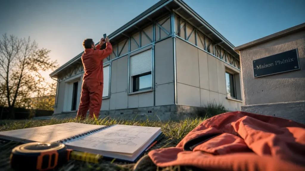 Maisons phoenix : ossature métallique et panneaux béton, rénovation énergétique