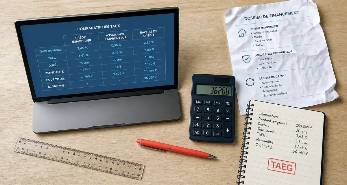 Meilleur taux com pour crédit immobilier : optimiser financement