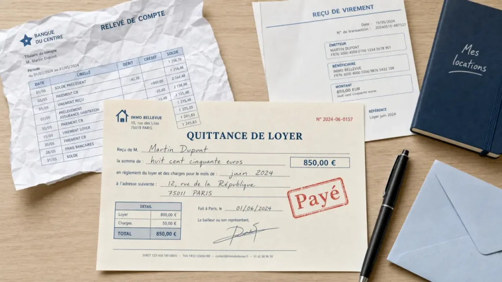 Quittance de loyer : preuve de paiement et justificatif de domicile
