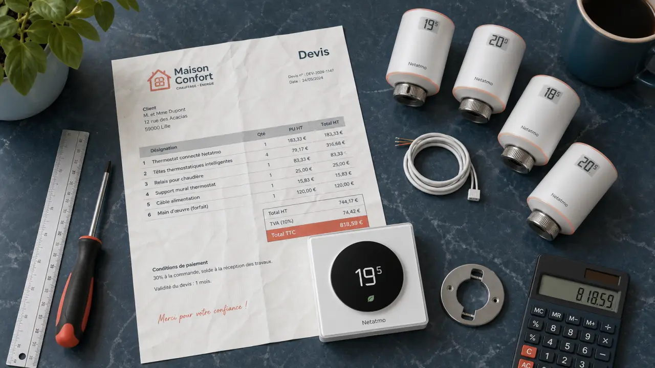 Thermostat netatmo prix : thermostat connecté et accessoires