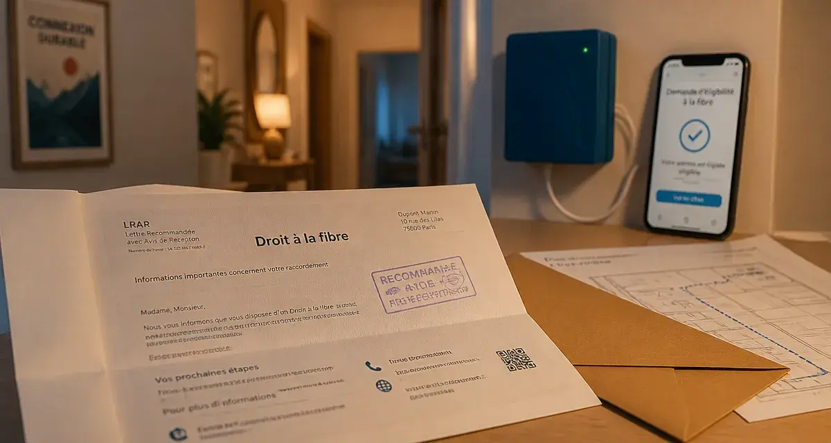 Autorisation installation fibre optique locataire : démarches et droits