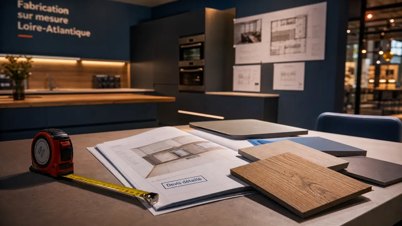 Cuisiniste 44 : devis et avis en showroom de cuisine, pose sur-mesure
