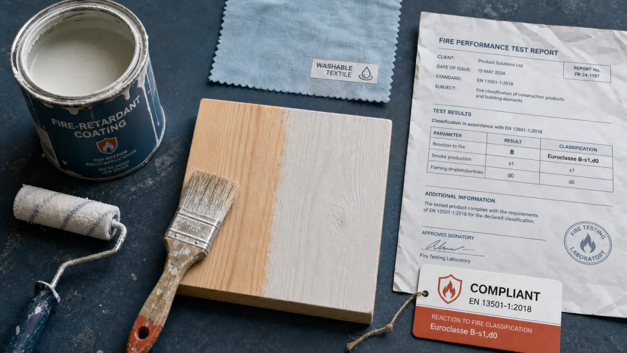 Materiaux ignifuge, peinture et bois retardateur de flamme, comparaison ignifuge