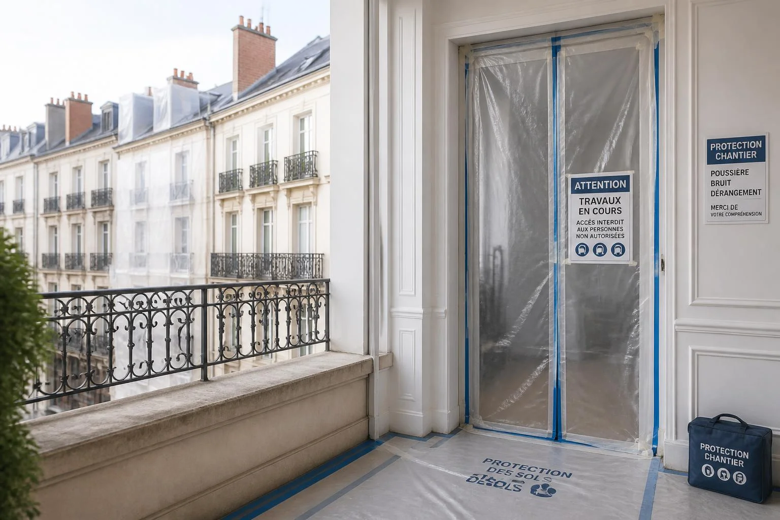 Rénovation à Nantes : poussière, accès et conformité