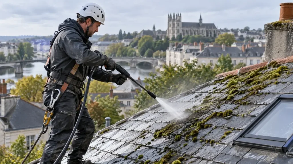 Nettoyage et démoussage de toiture à Nantes : pourquoi et à quelle fréquence ?