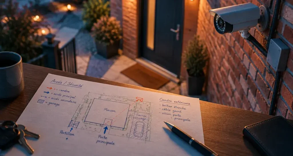 Sécuriser sa maison avec une caméra sans créer d’angles morts
